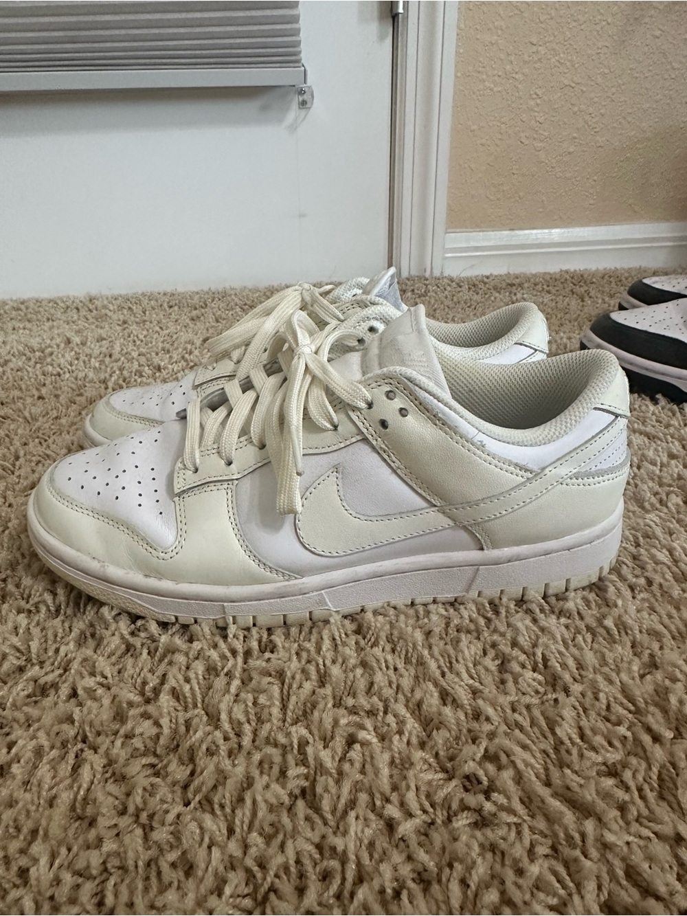 Nike Women's Low-Top Sneakers in White and Cream